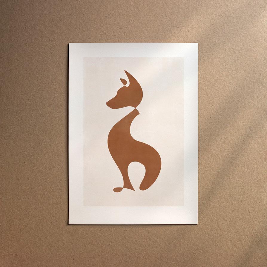 Australian Cattle Dog  [Abstract-Chocolate]
