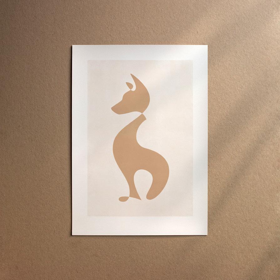 Australian Cattle Dog  [Abstract-Cream]