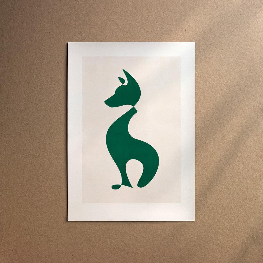Australian Cattle Dog  [Abstract-Forest]