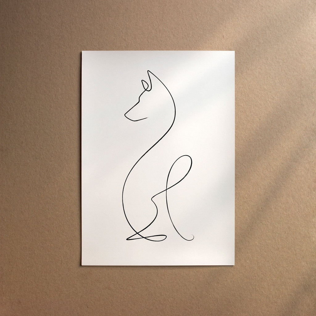 Australian Kelpie  [Line-Black]