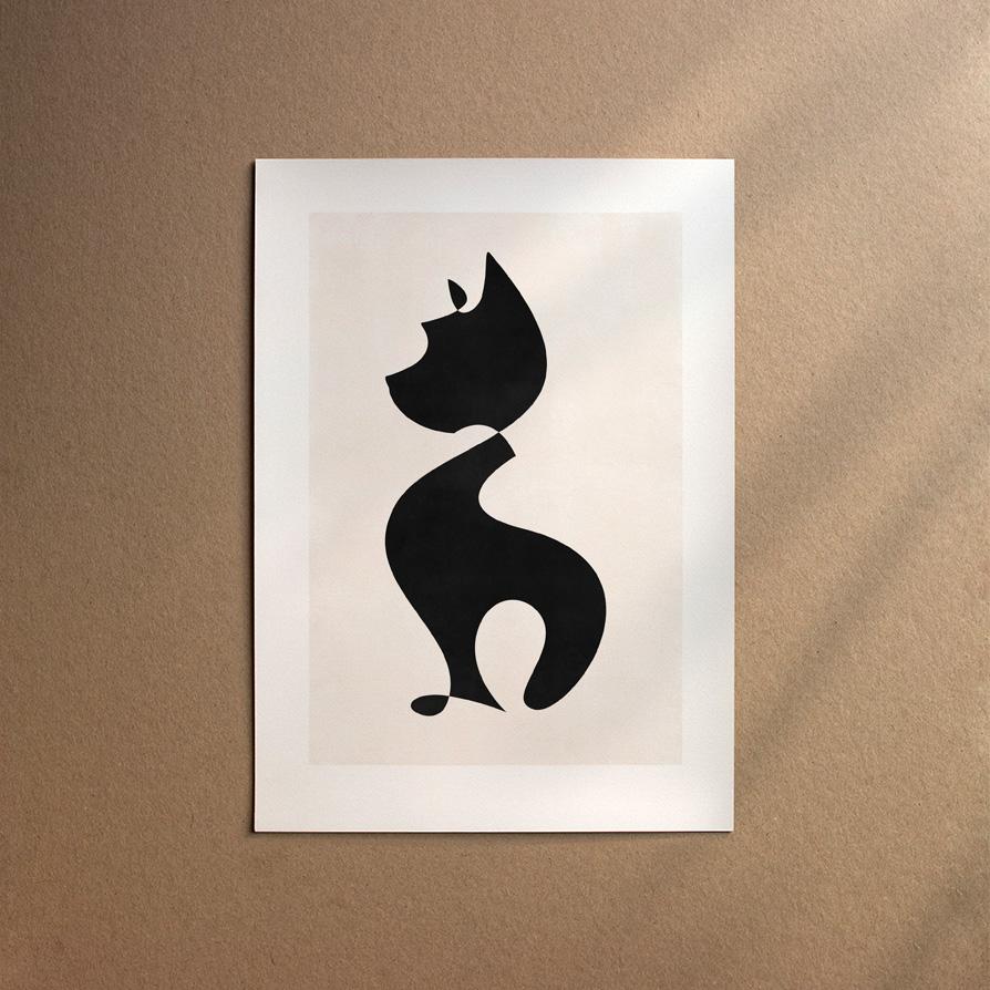 Australian Silky Terrier  [Abstract-Black]