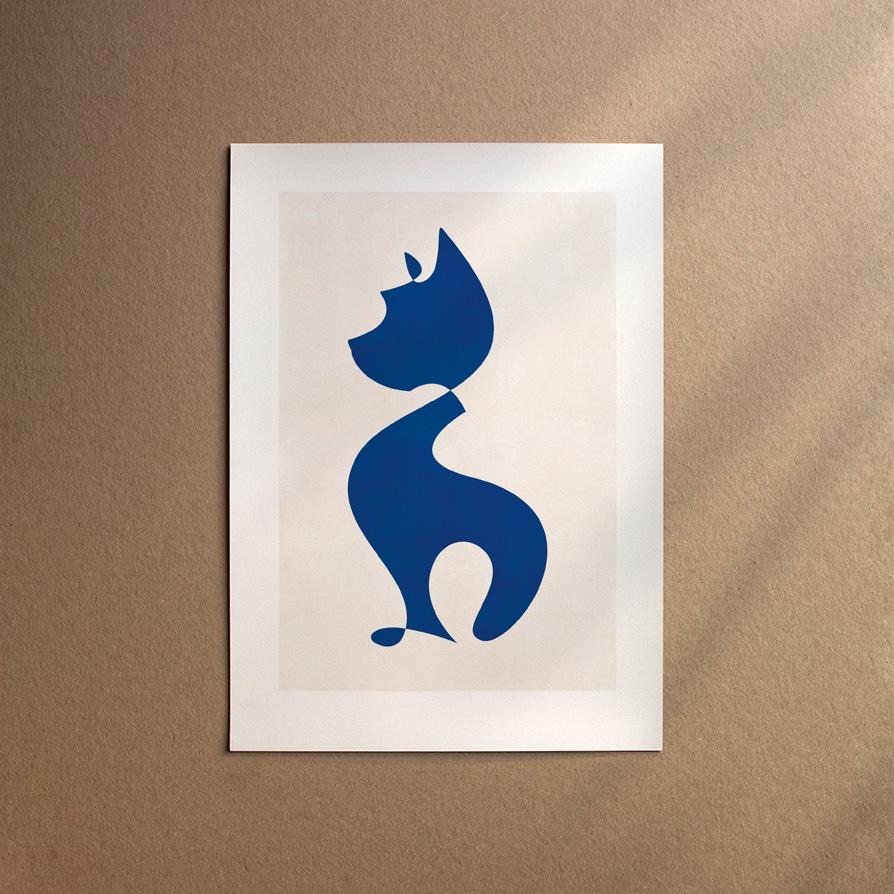 Australian Silky Terrier  [Abstract-Moon]