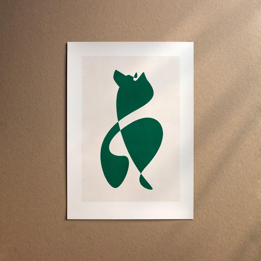 Swiss White Shepherd Dog  [Abstract-Forest]