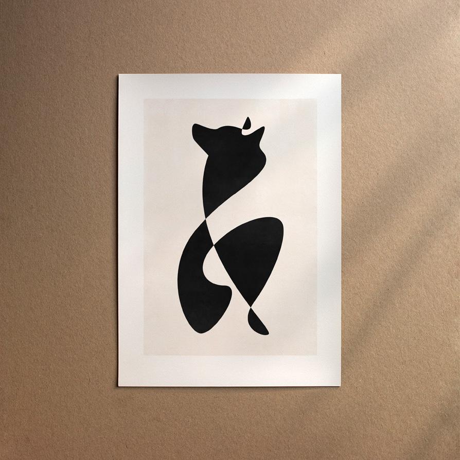 Border Collie  [Abstract-Black]