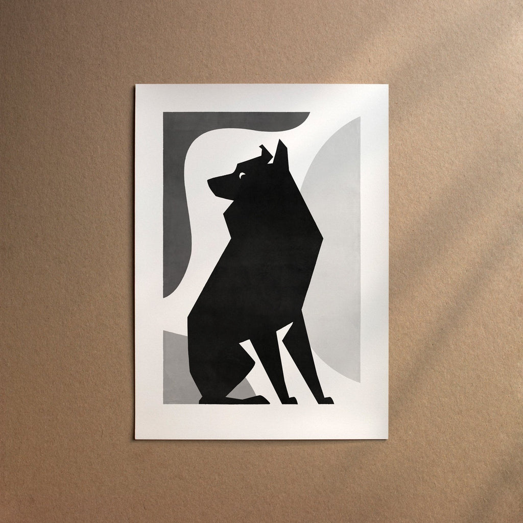 Pyrenean Sheepdog - Smooth-Faced  [Form-Black]