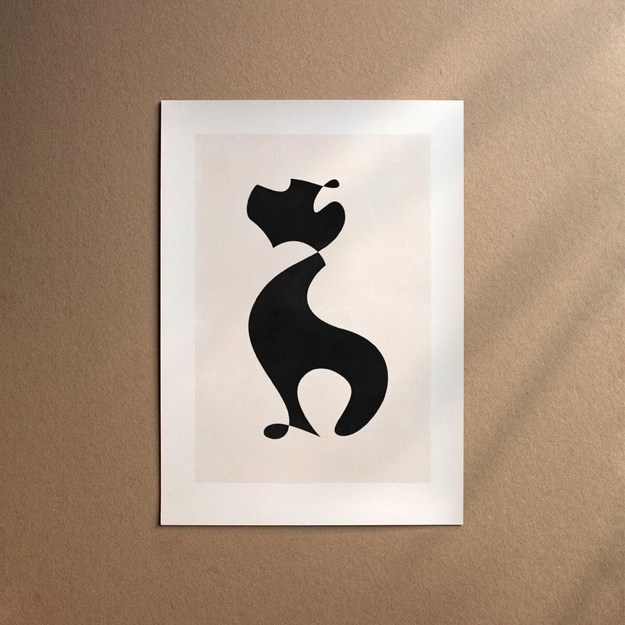 Border Terrier  [Abstract-Black]