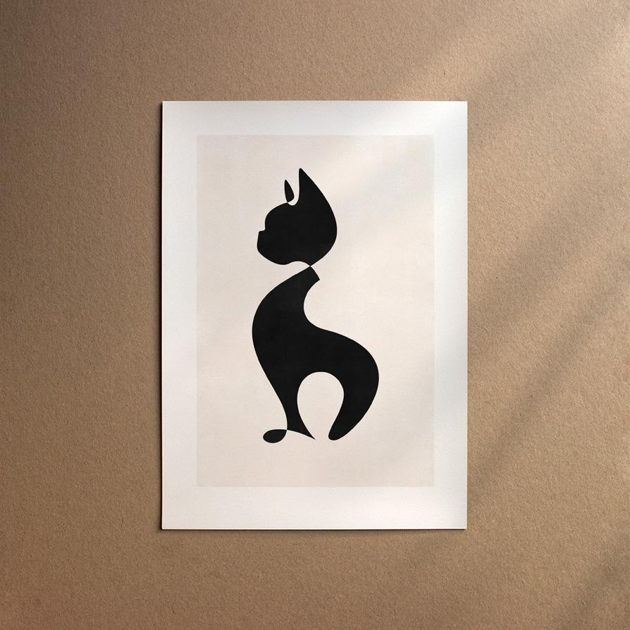 Boston Terrier  [Abstract-Black]