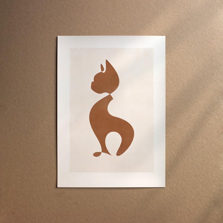 Boston Terrier  [Abstract-Chocolate]