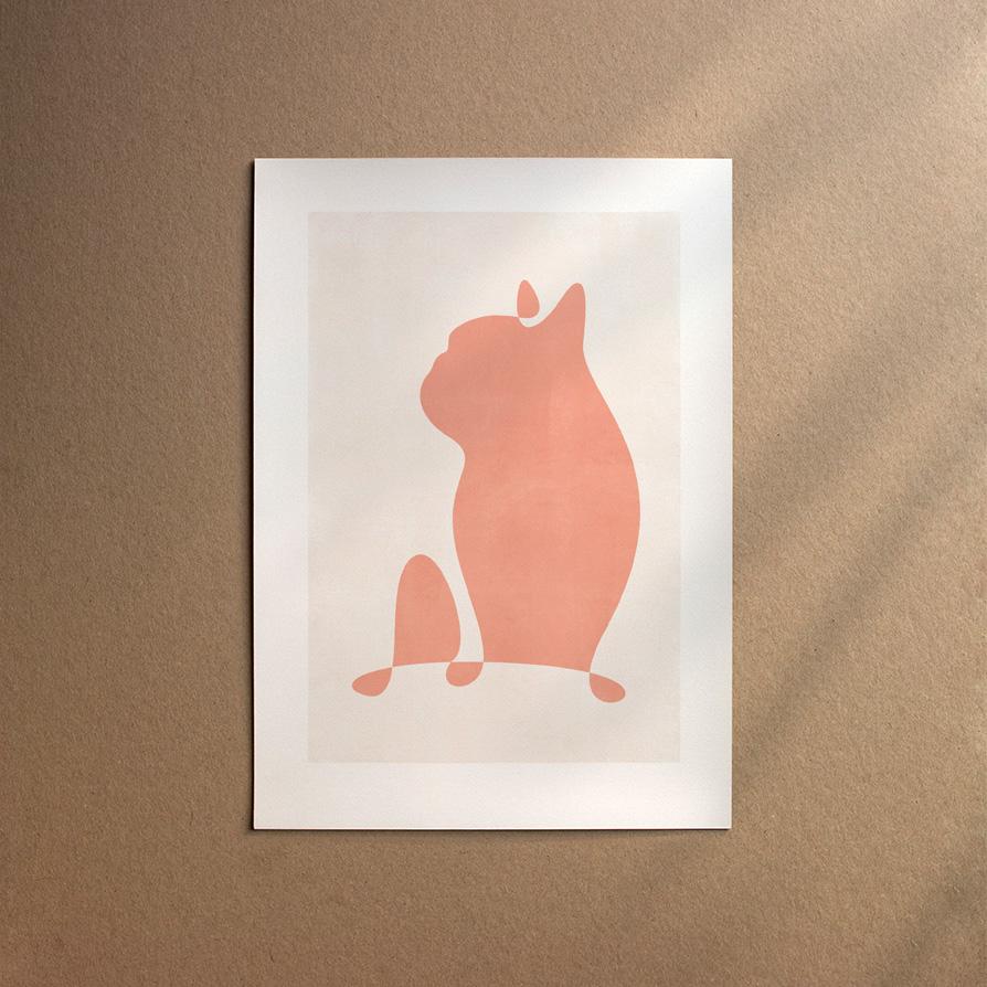 French Bulldog  [Abstract-Flora]