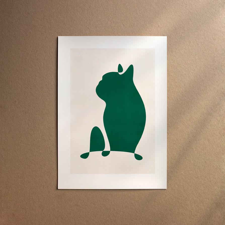 French Bulldog  [Abstract-Forest]