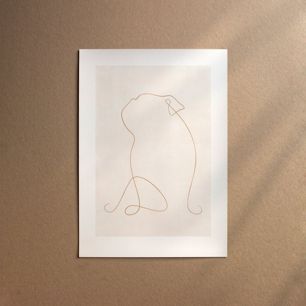 Bulldog  [Line-Cream]