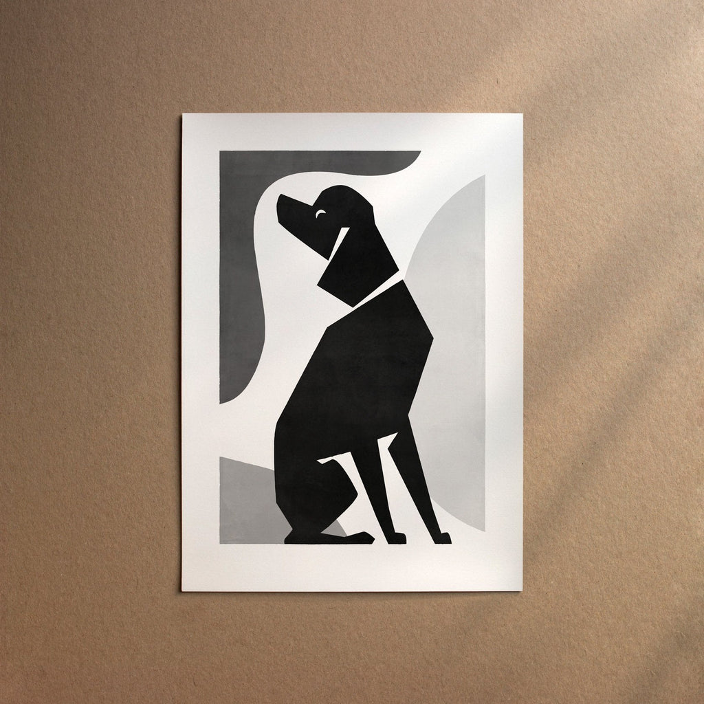 Poodle - Standard  [Form-Black]