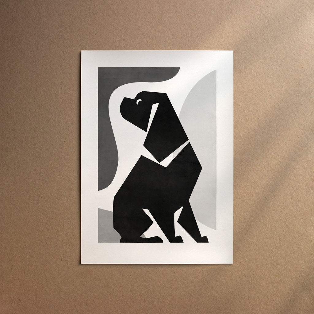 Cavalier King Charles Spaniel  [Form-Black]