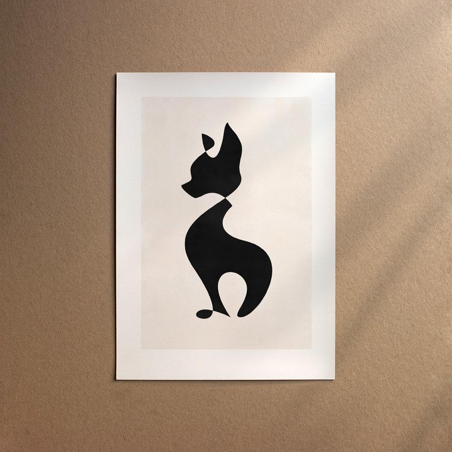 Chihuahua - Smooth  [Abstract-Black]