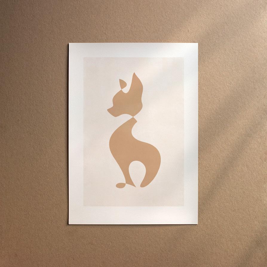 Chihuahua - Smooth  [Abstract-Cream]