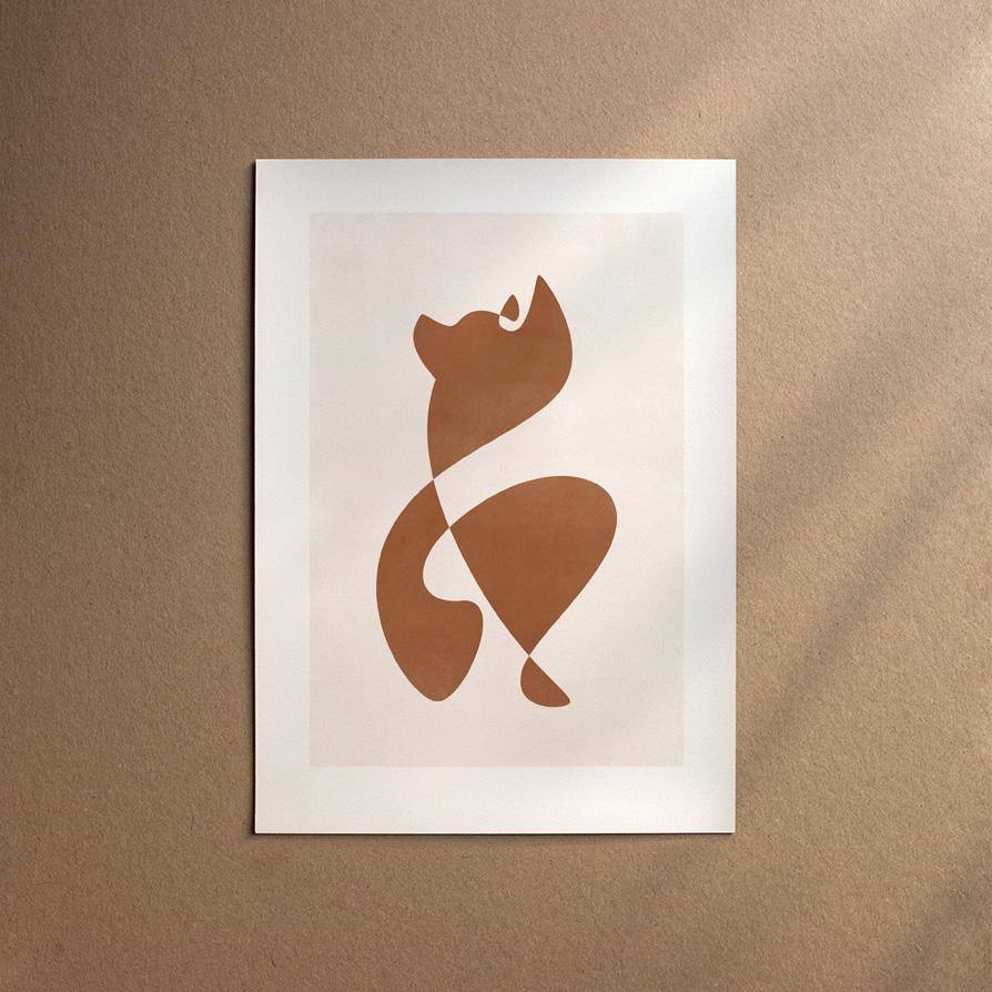 Chihuahua - Longhaired  [Abstract-Chocolate]