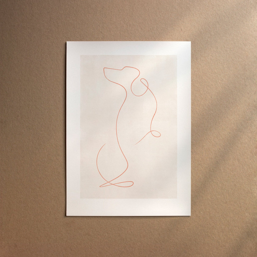 Dachshund - Smooth  [Line-Flora]