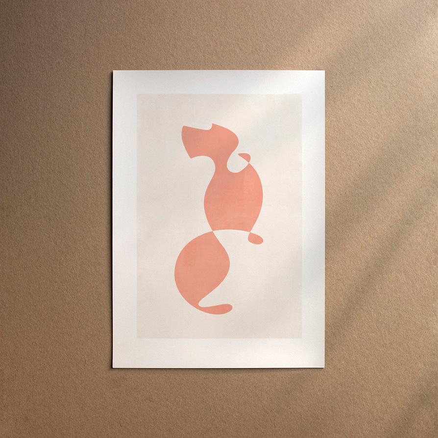 Dachshund - Wirehaired  [Abstract-Flora]