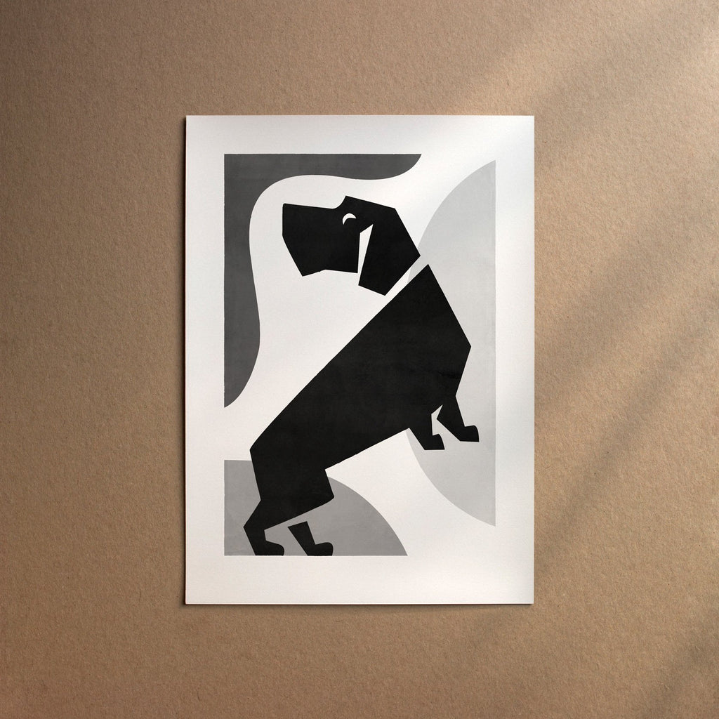 Dachshund - Wirehaired  [Form-Black]