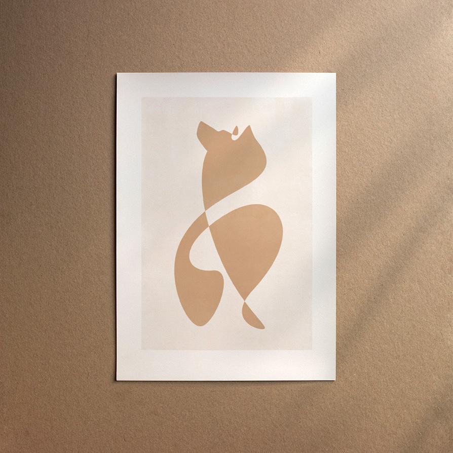 German Shepherd Dog - Longhaired  [Abstract-Cream]