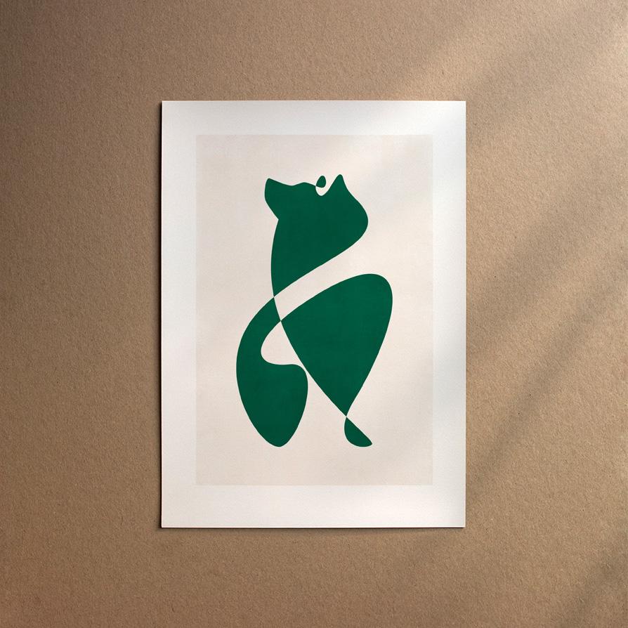 Keeshond  [Abstract-Forest]