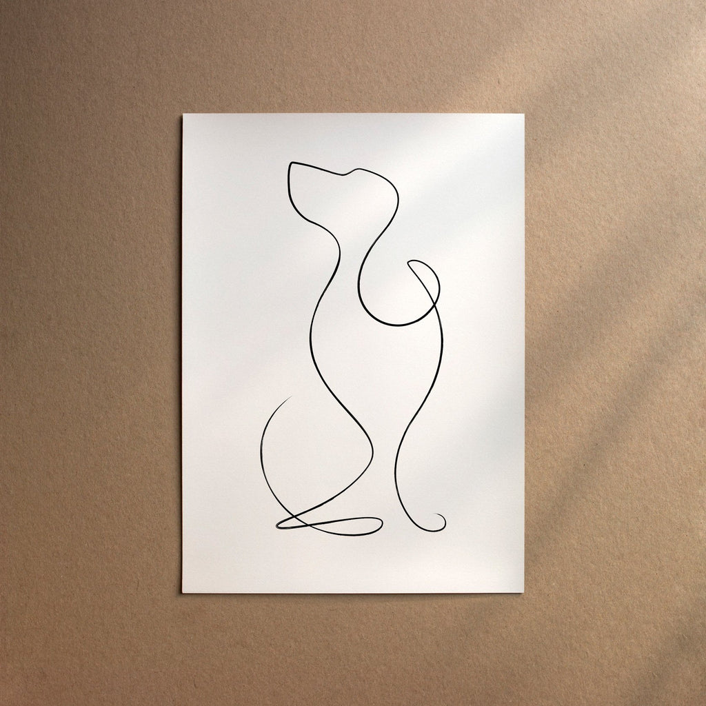 Cocker Spaniel - English  [Line-Black]