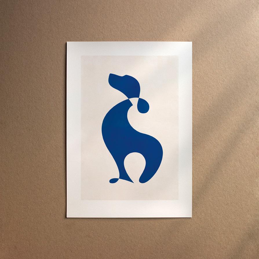 English Setter  [Abstract-Moon]