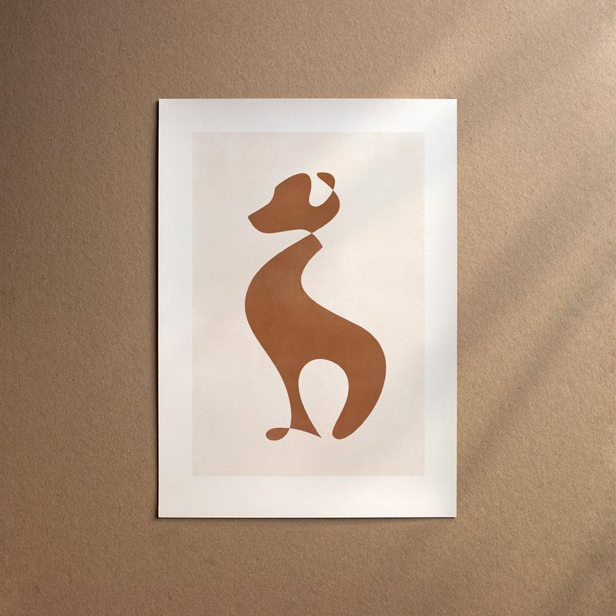 Brittany Spaniel  [Abstract-Chocolate]