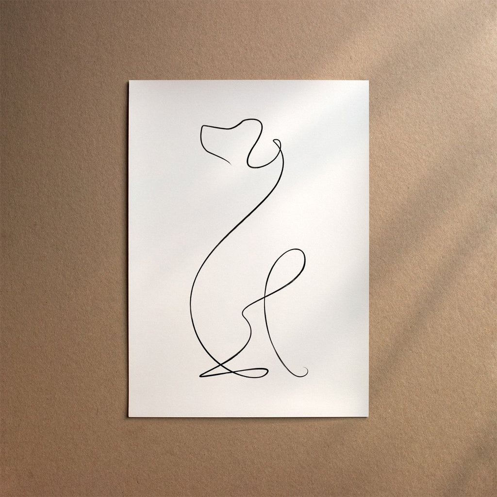 Brittany Spaniel  [Line-Black]