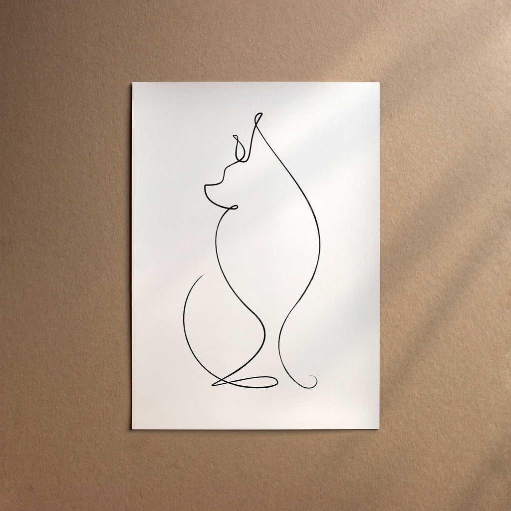 Papillon  [Line-Black]