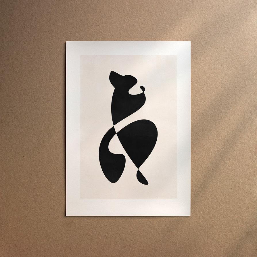 Golden Retriever  [Abstract-Black]