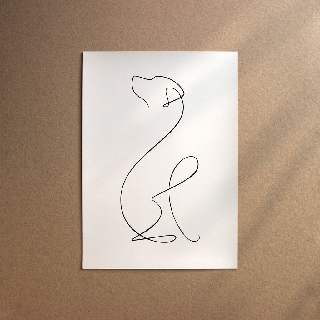 Golden Retriever  [Line-Black]