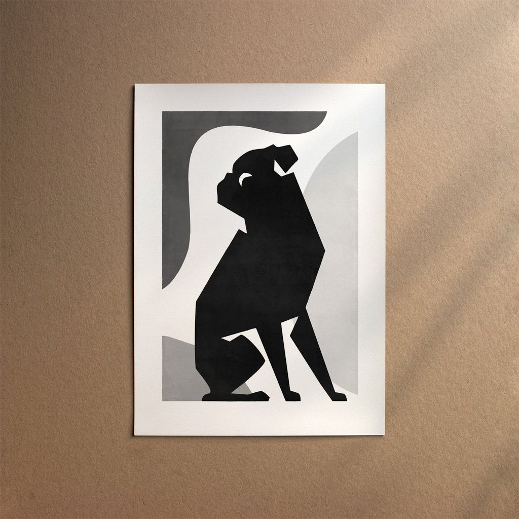 Brussels Griffon  [Form-Black]