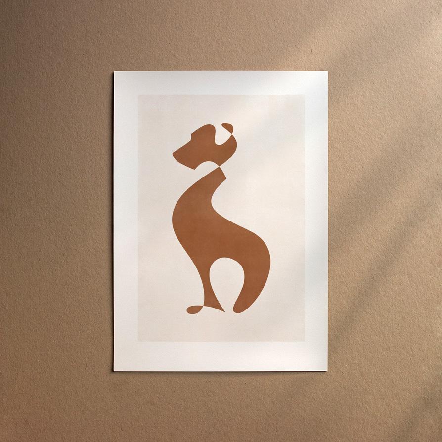 Irish Wolfhound  [Abstract-Chocolate]