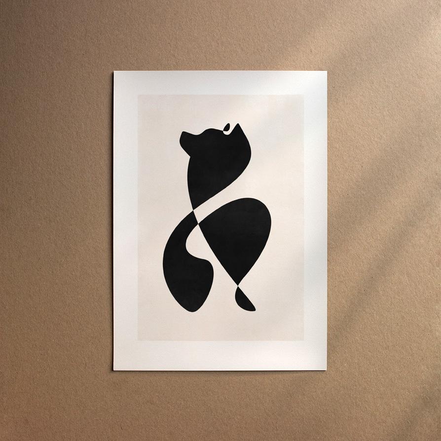 Icelandic Sheepdog  [Abstract-Black]