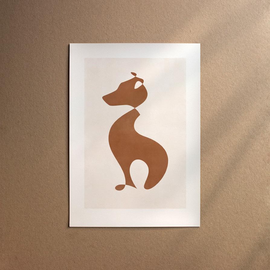 Jack Russell Terrier  [Abstract-Chocolate]