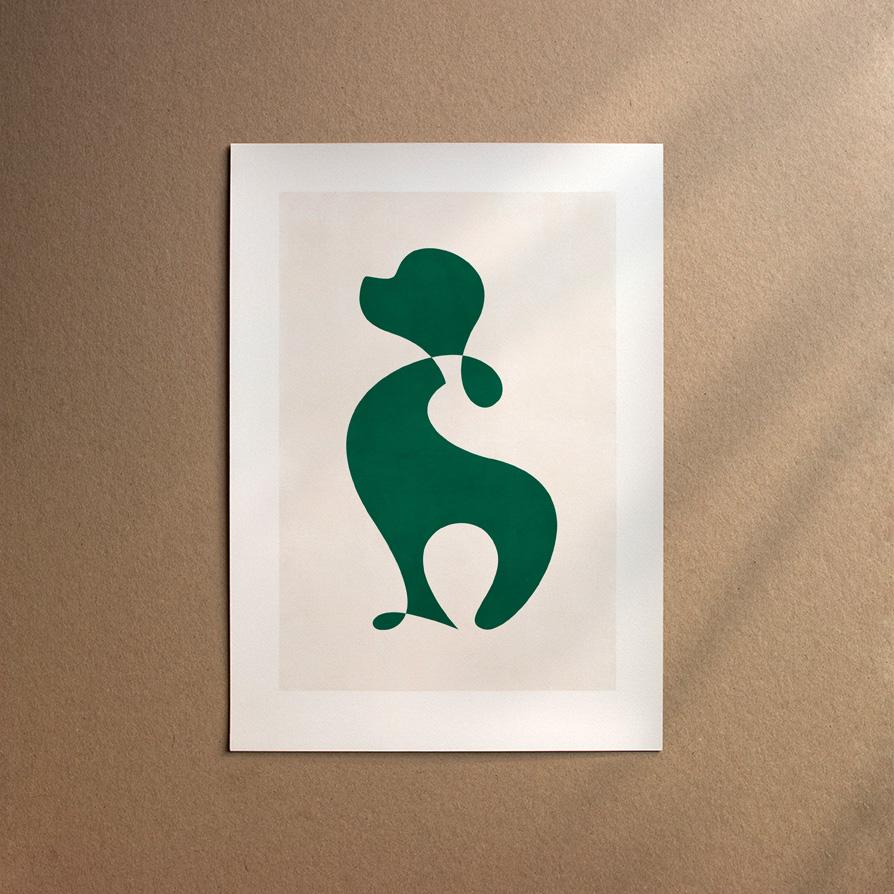 King Charles Spaniel  [Abstract-Forest]