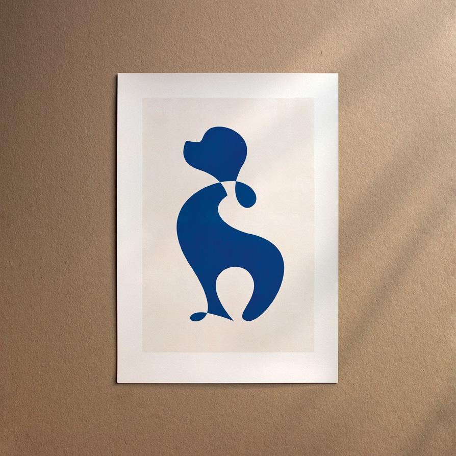 King Charles Spaniel  [Abstract-Moon]