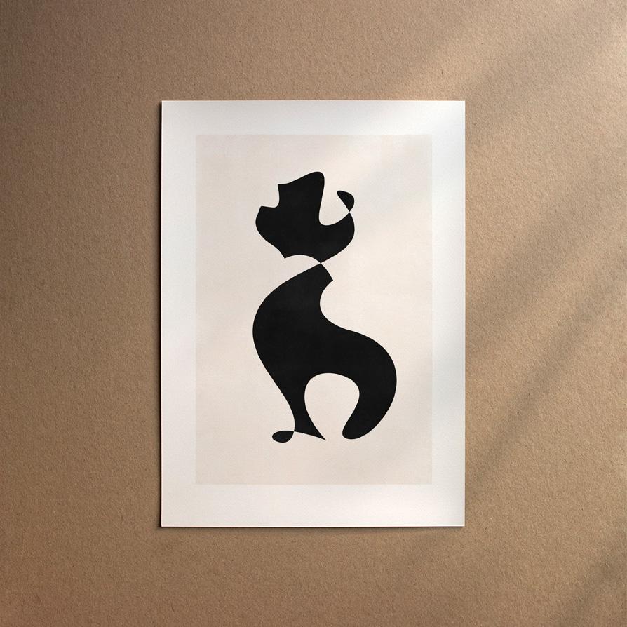 Maltese  [Abstract-Black]