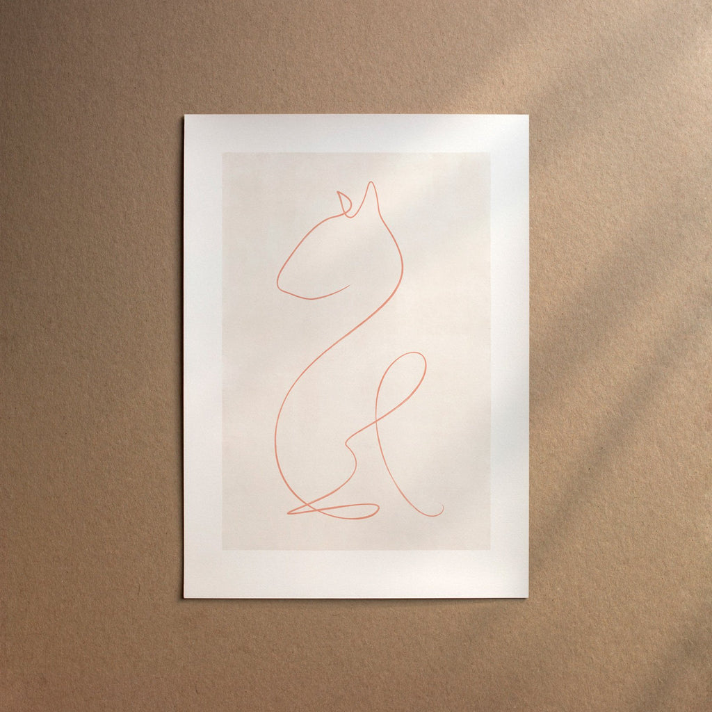 Bull Terrier - Miniature  [Line-Flora]