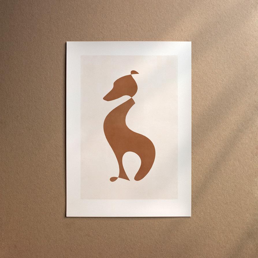 Italian Greyhound  [Abstract-Chocolate]