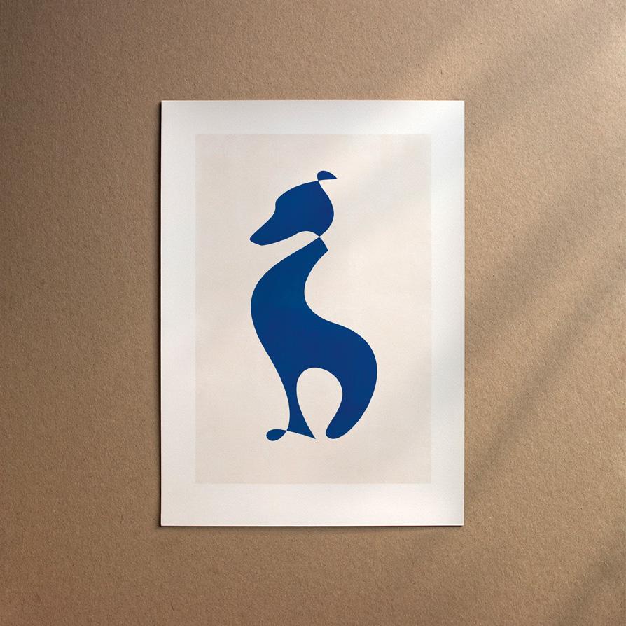 Italian Greyhound  [Abstract-Moon]