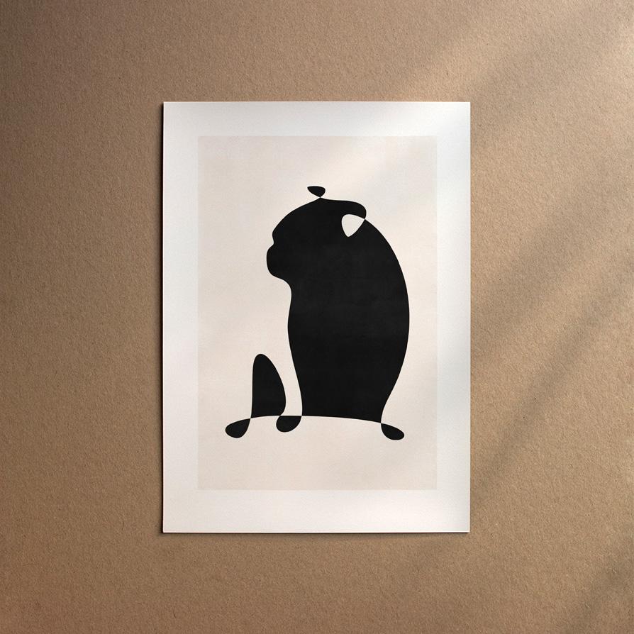 Pug  [Abstract-Black]