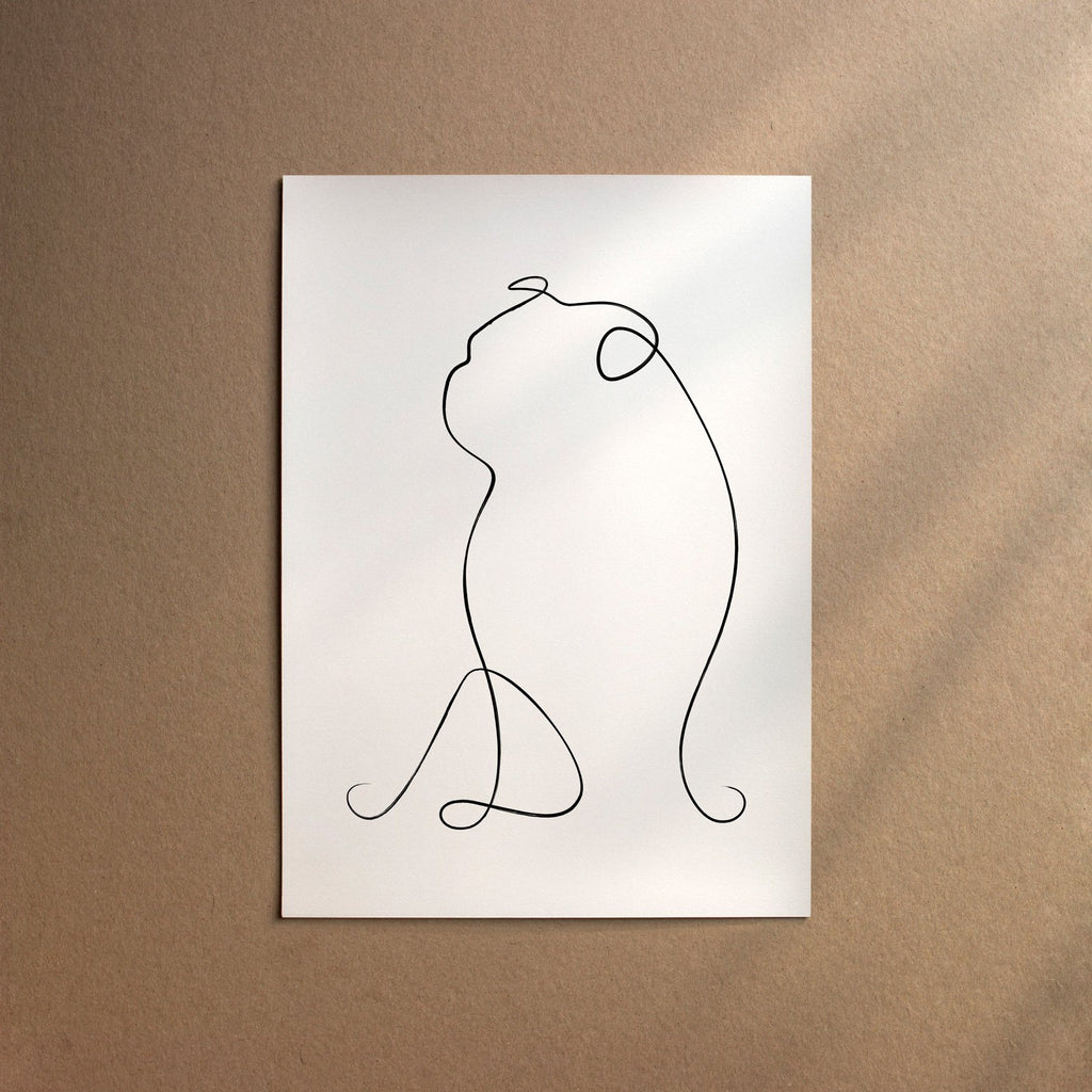 Pug  [Line-Black]