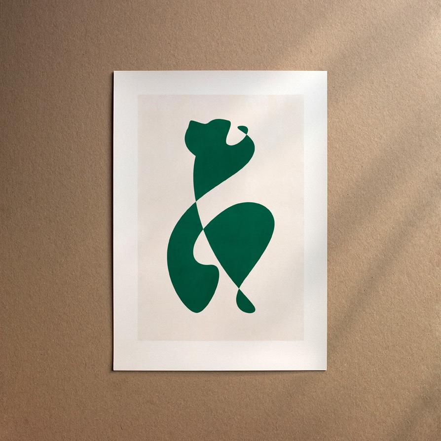 Saint Bernard - Longhaired  [Abstract-Forest]