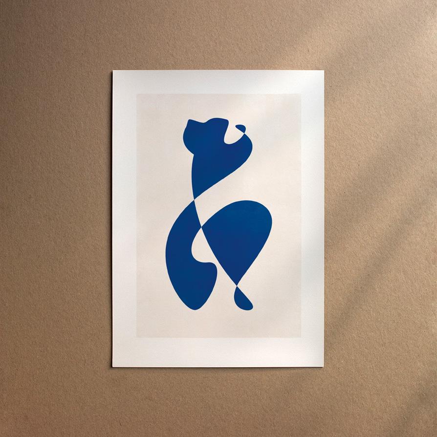 Saint Bernard - Longhaired  [Abstract-Moon]