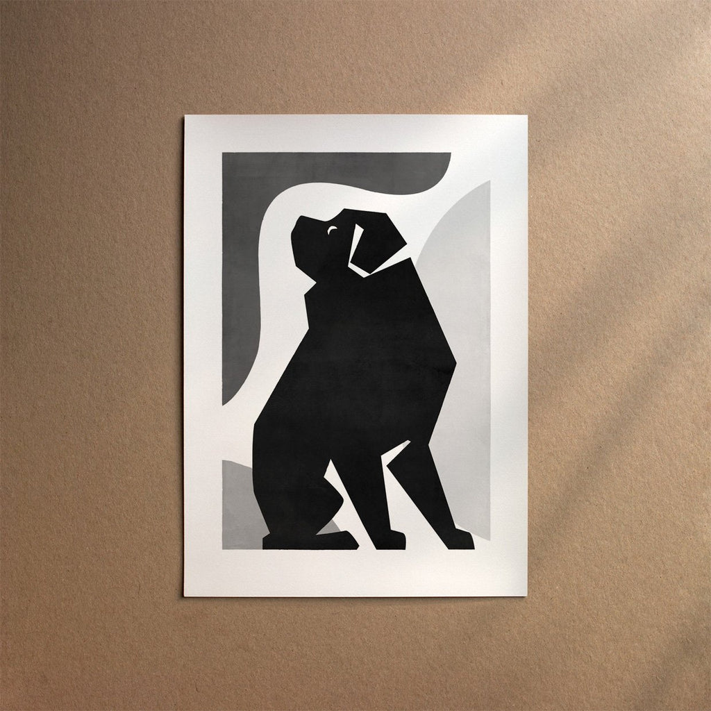 Saint Bernard - Longhaired  [Form-Black]