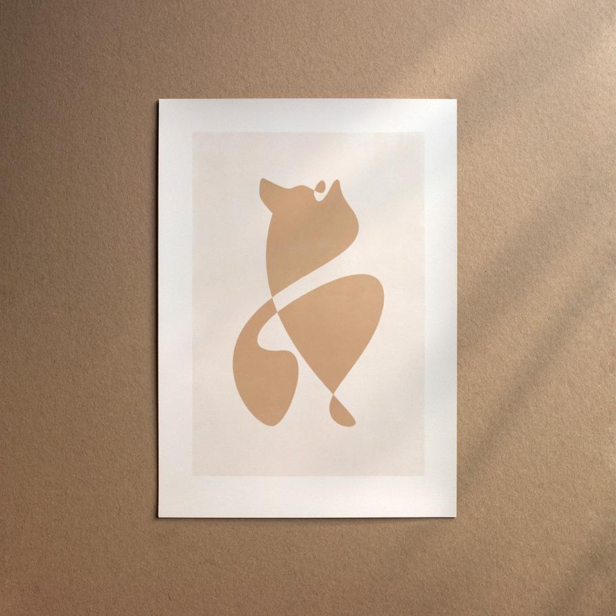 Schipperke  [Abstract-Cream]