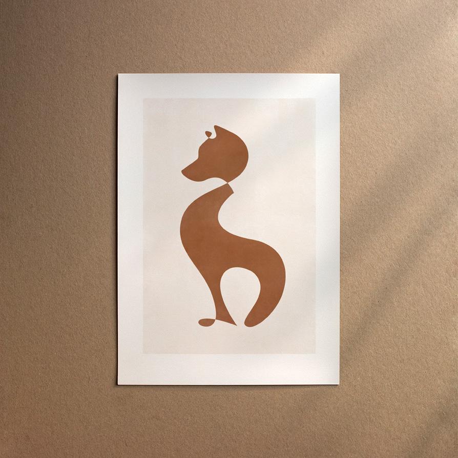 Shiba Inu  [Abstract-Chocolate]