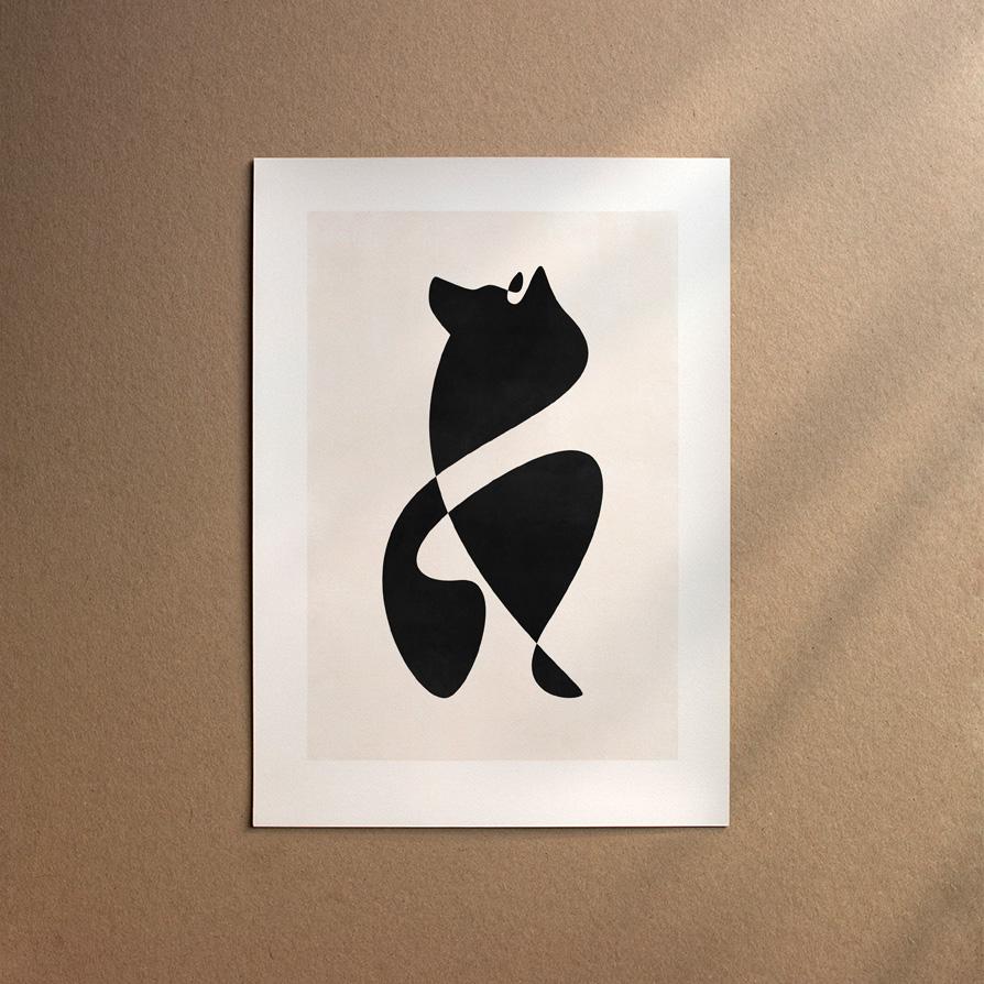 Siberian Husky  [Abstract-Black]